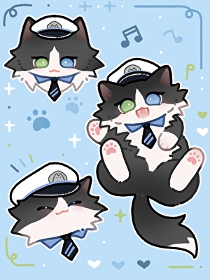 小猫咪混进警犬队了？